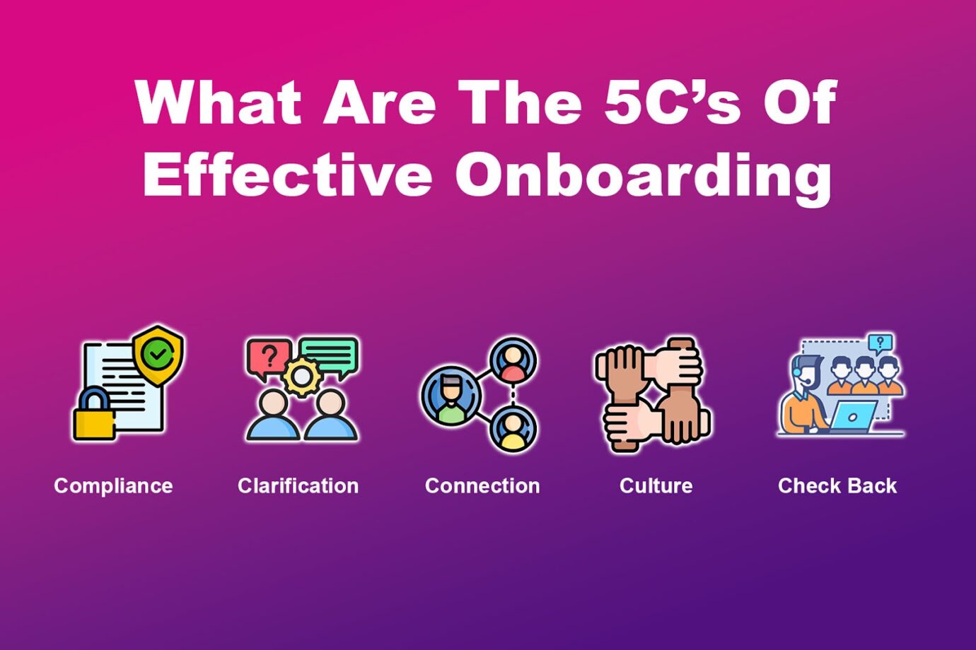 What Are The 5C’s Of Effective Onboarding