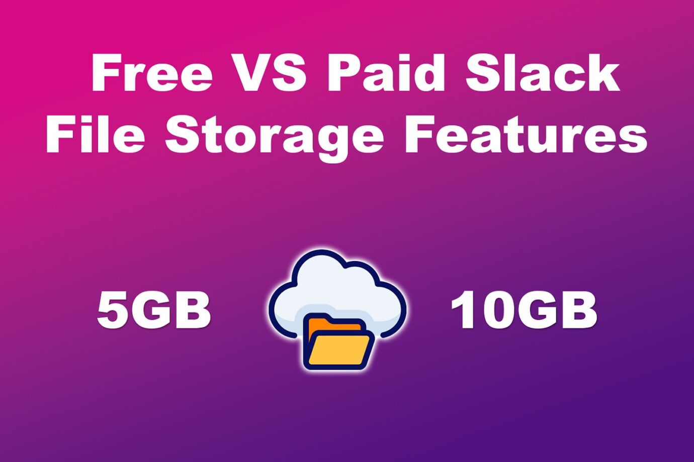 Free Versus Paid Slack File Storage Features