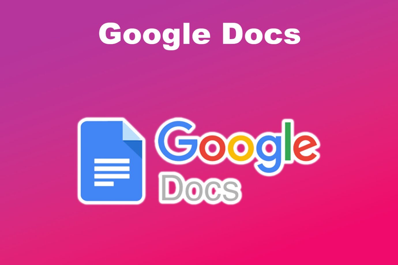 Outsourcing Word Processing Software - Google Docs