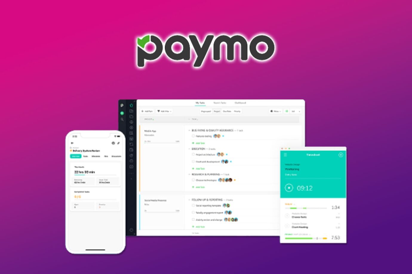 Paymo Time Tracking Software for Virtual Assistants