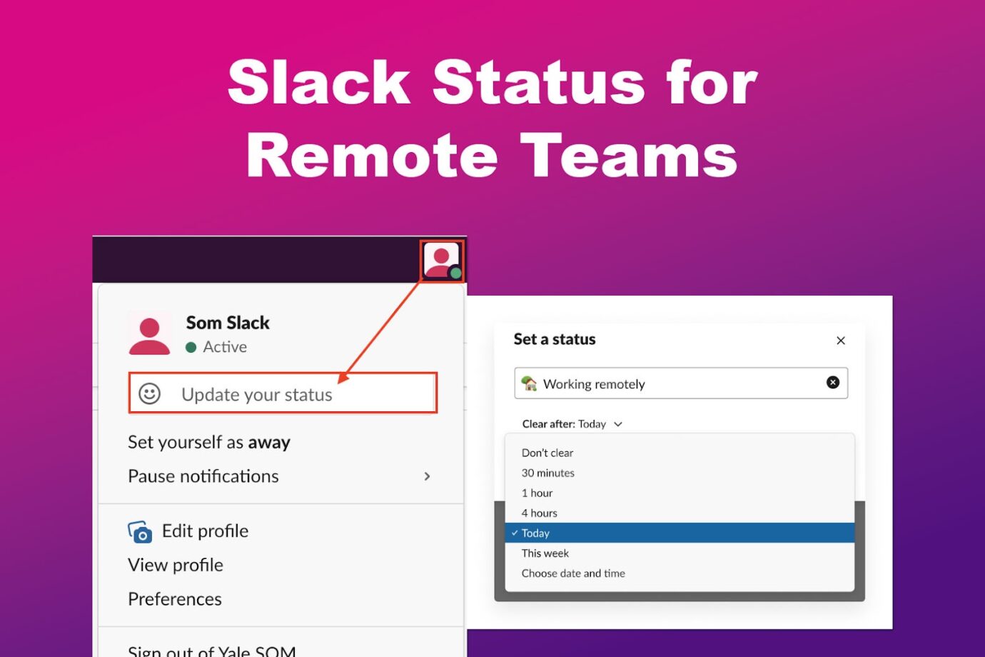 Slack Status for Remote Teams