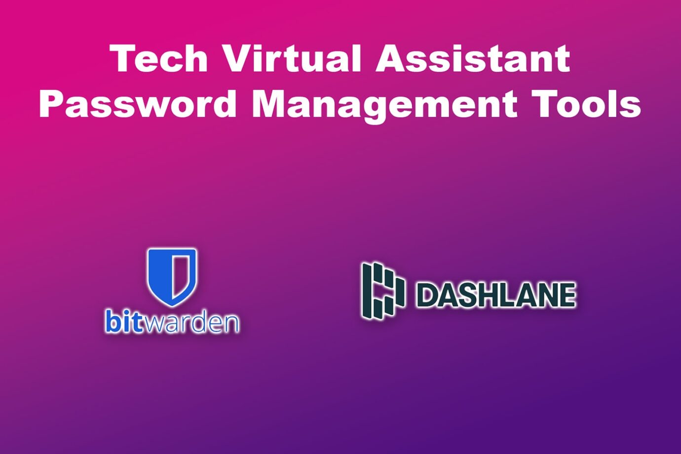 Tech Virtual Assistant Password Management Tools