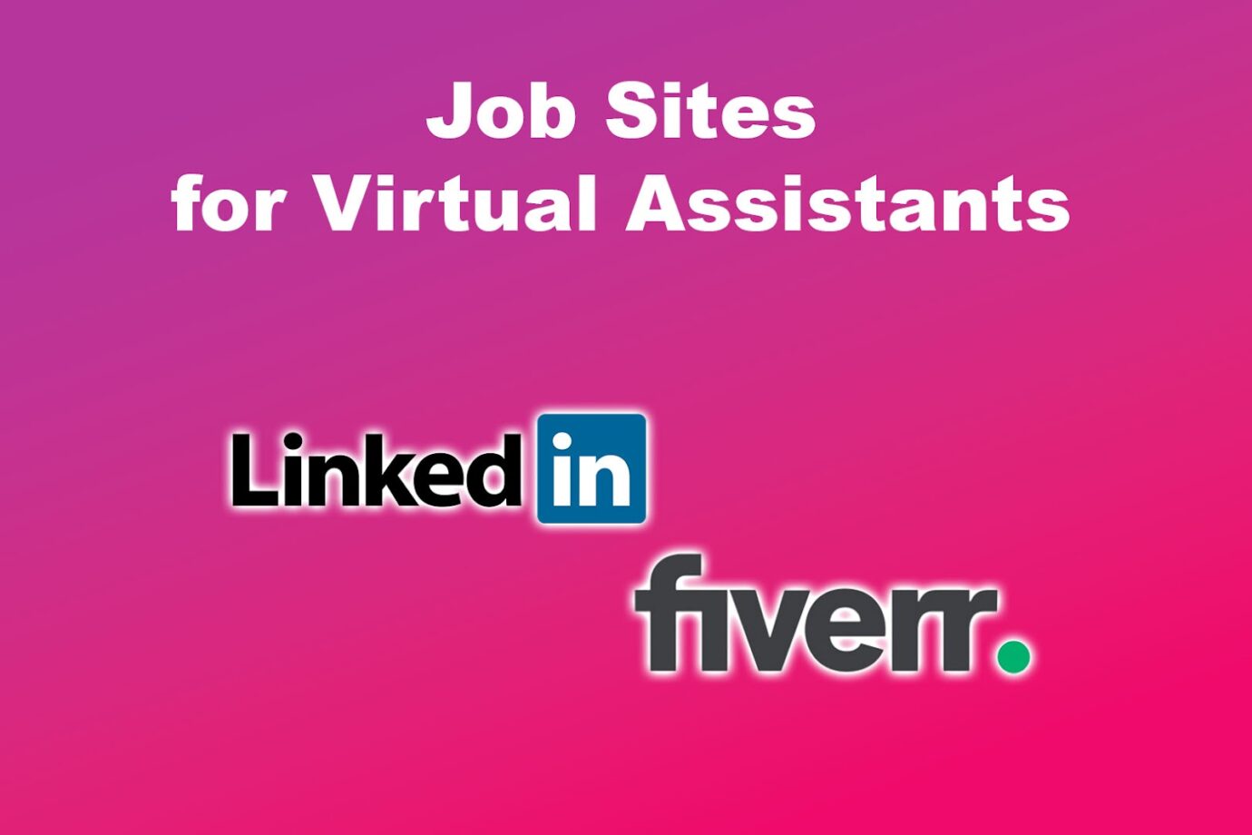 Job Sites for Virtual Assistants