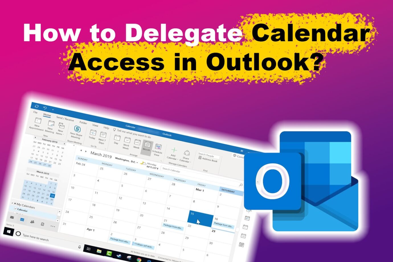 Request Calendar Access Outlook 2025