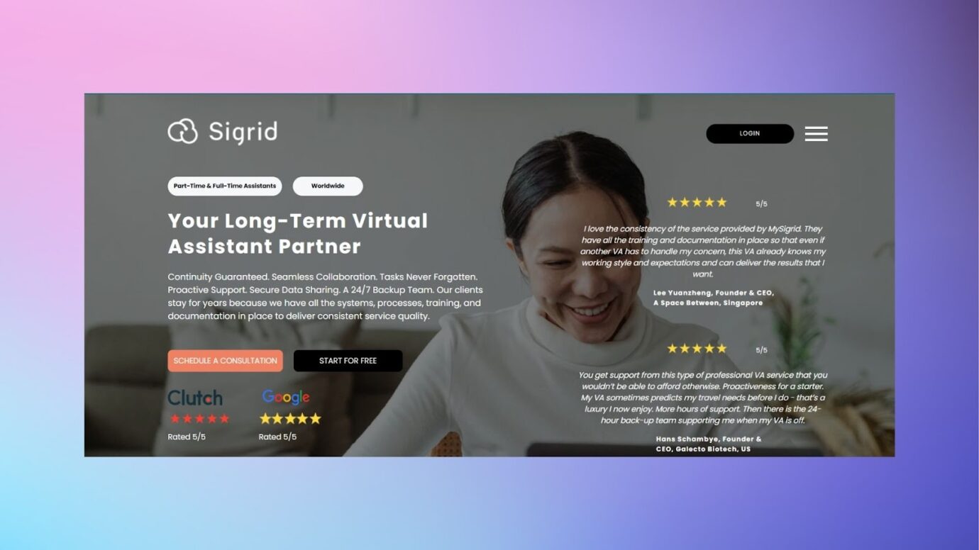 Sigrid Virtual Assistants For Blogging