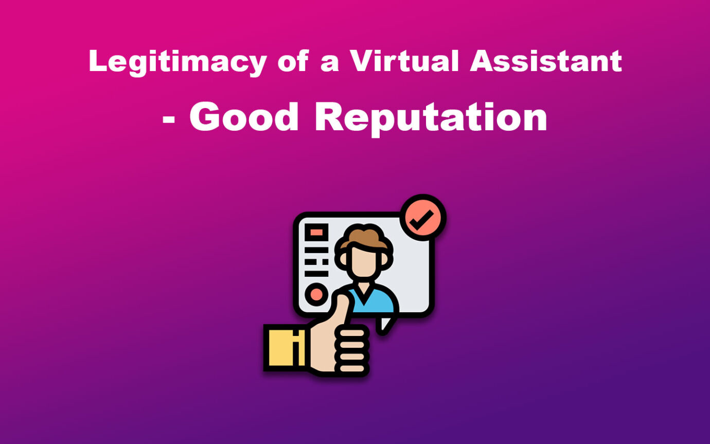 Virtual Assistant Scams Good Reputation