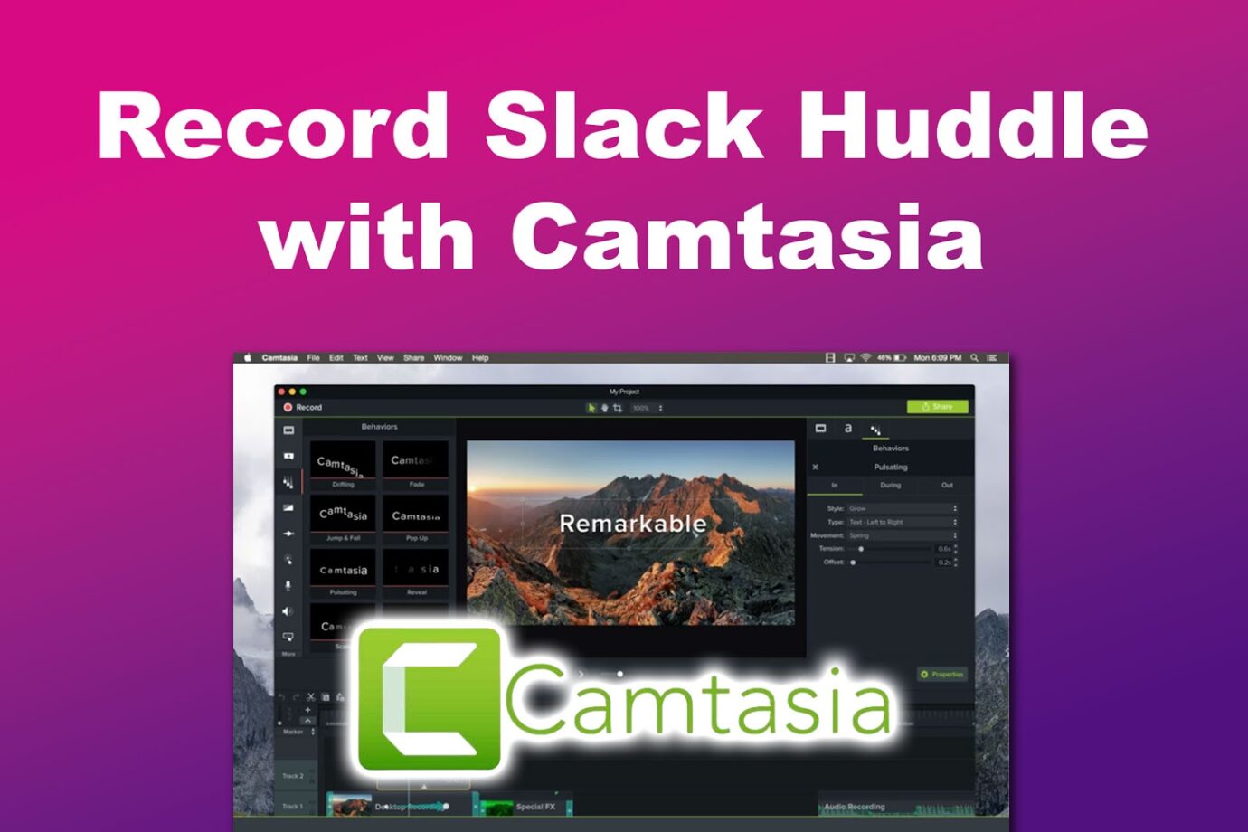 Can You Record a Slack Huddle Camtasia