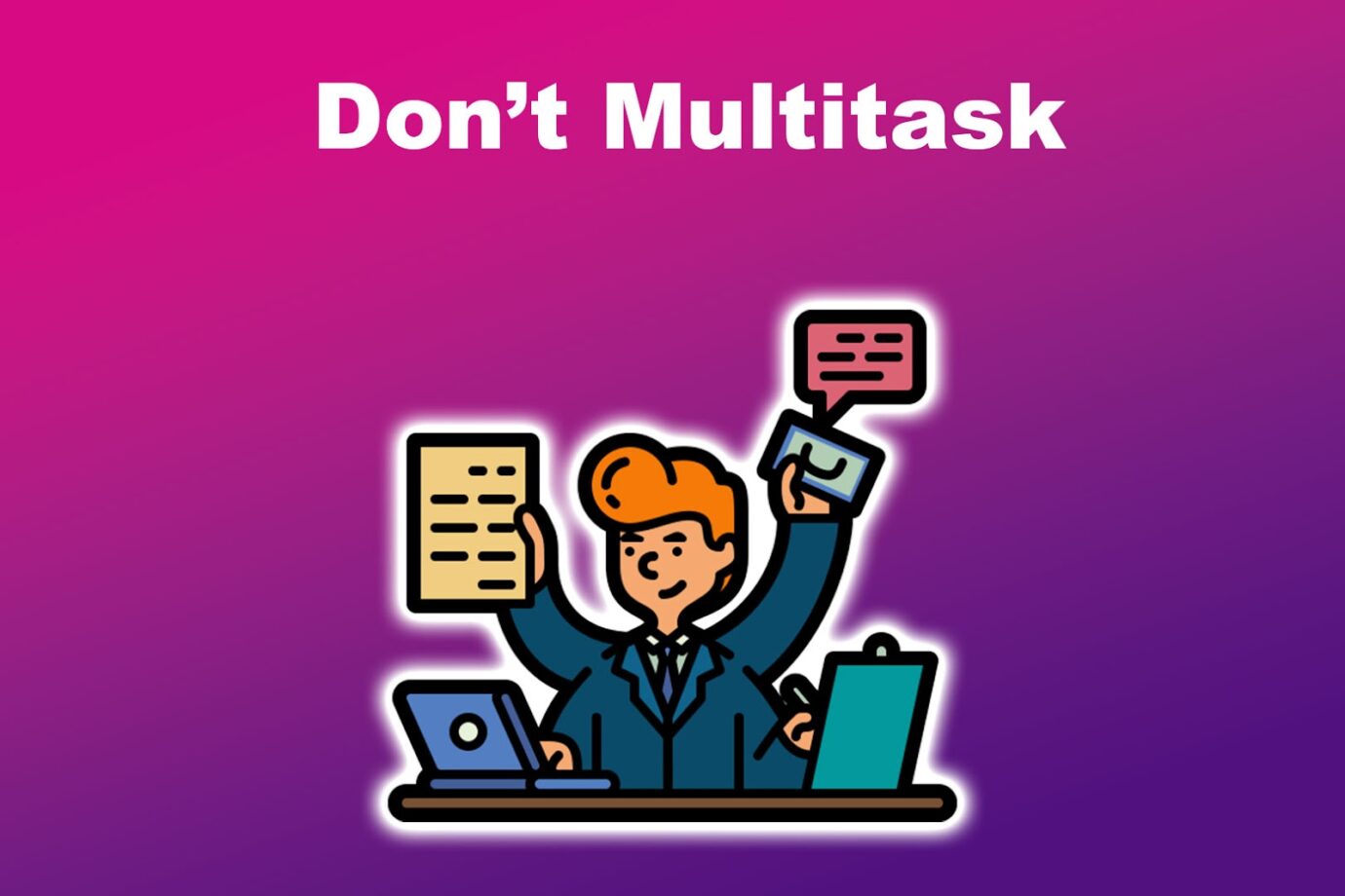 Virtual Meeting Etiquette No Multitasking