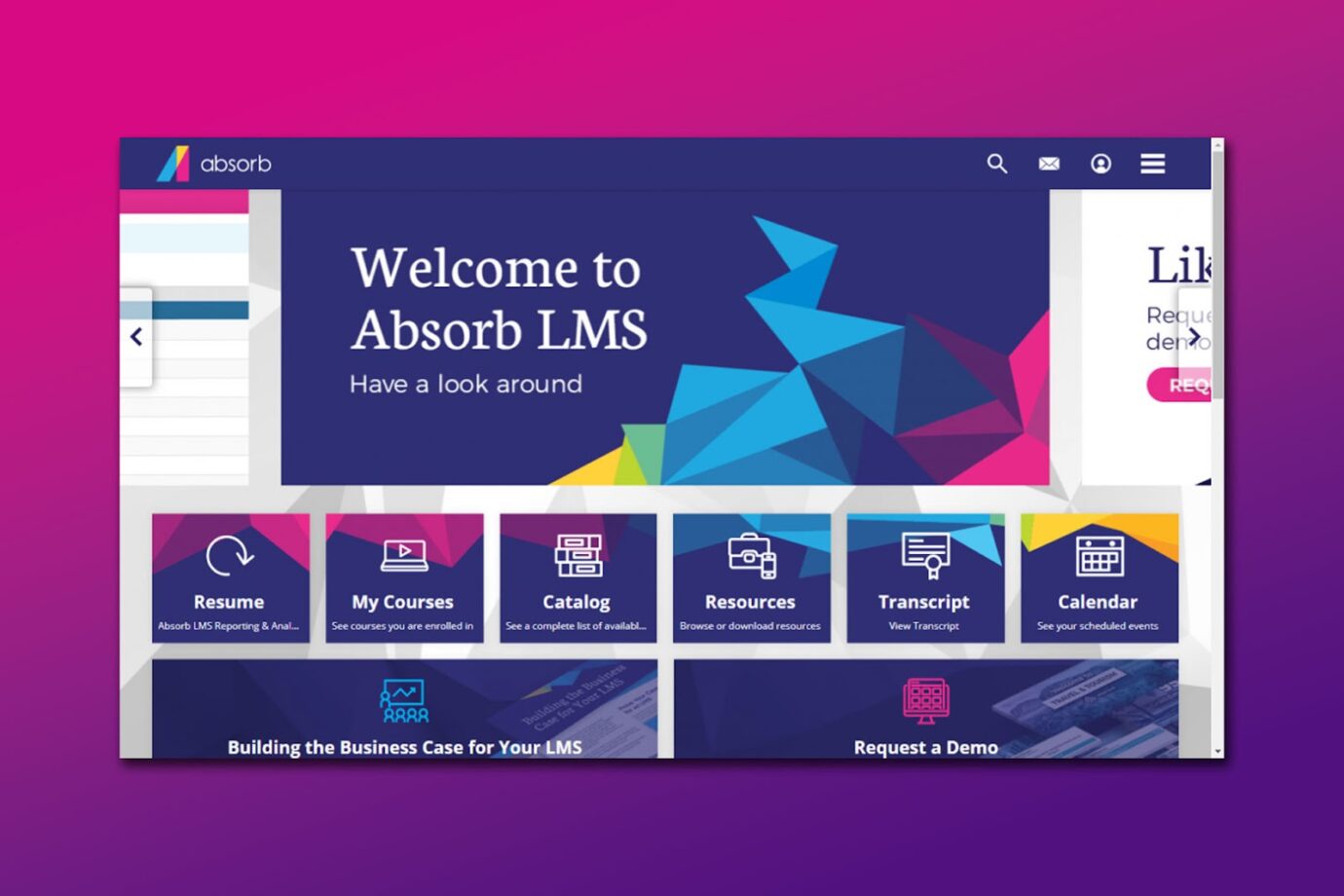 Absorb LMS Online Learning Software