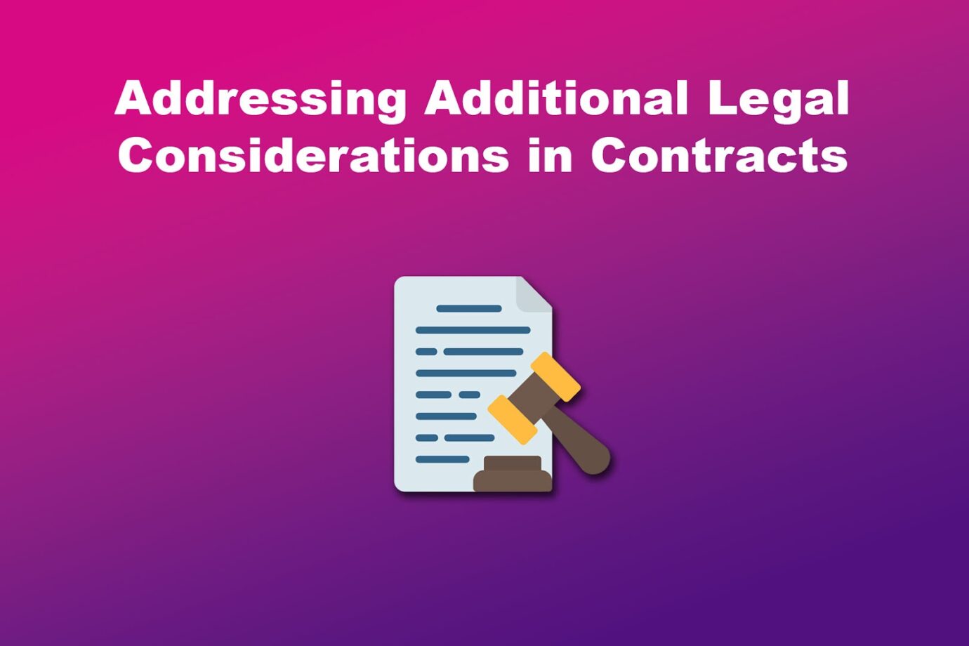 Remote Work Legal Issue Contract Considerations