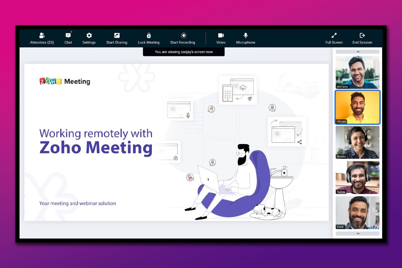 Zoho Meeting Best Virtual Meeting Tool