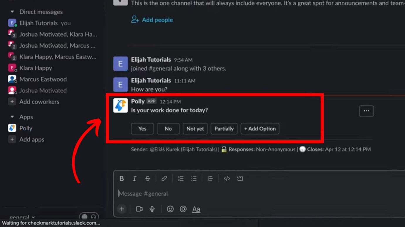 How to Create a Poll in Slack Vote