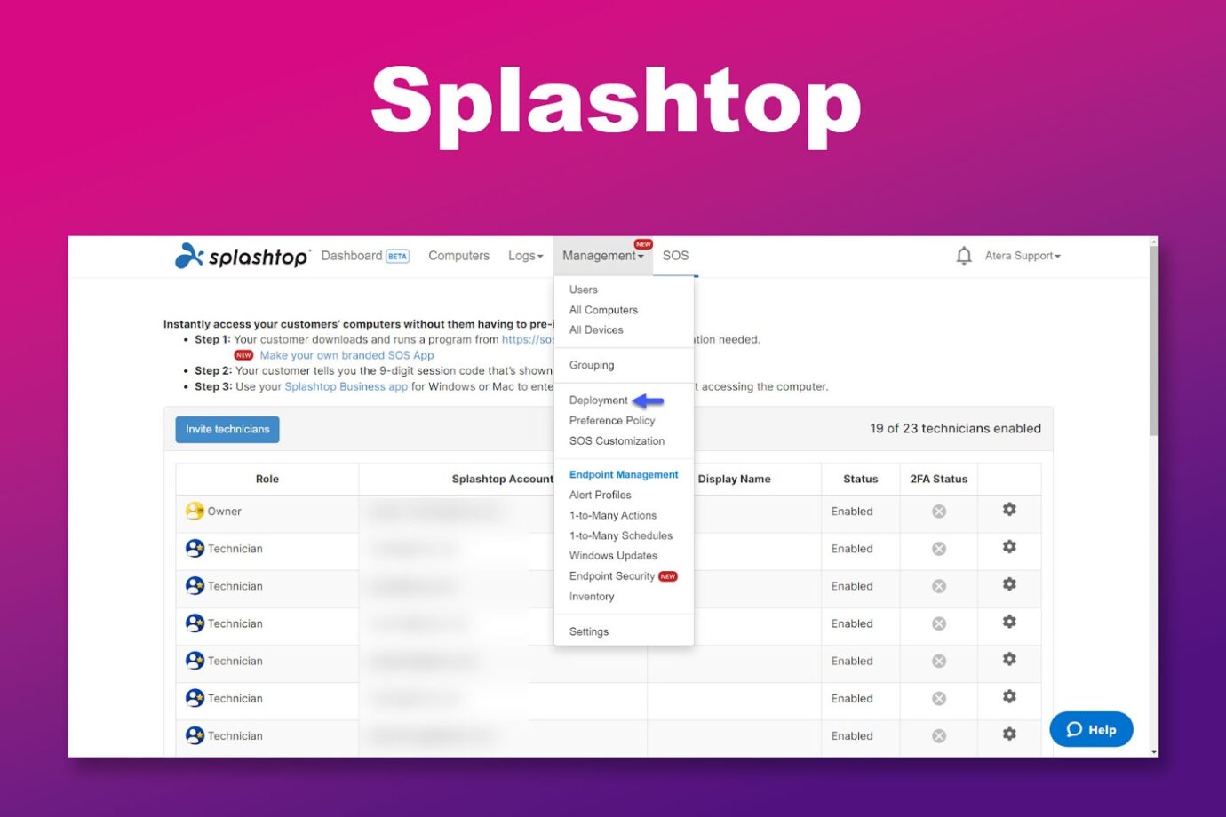 Splashtop Best TeamViewer Alternative