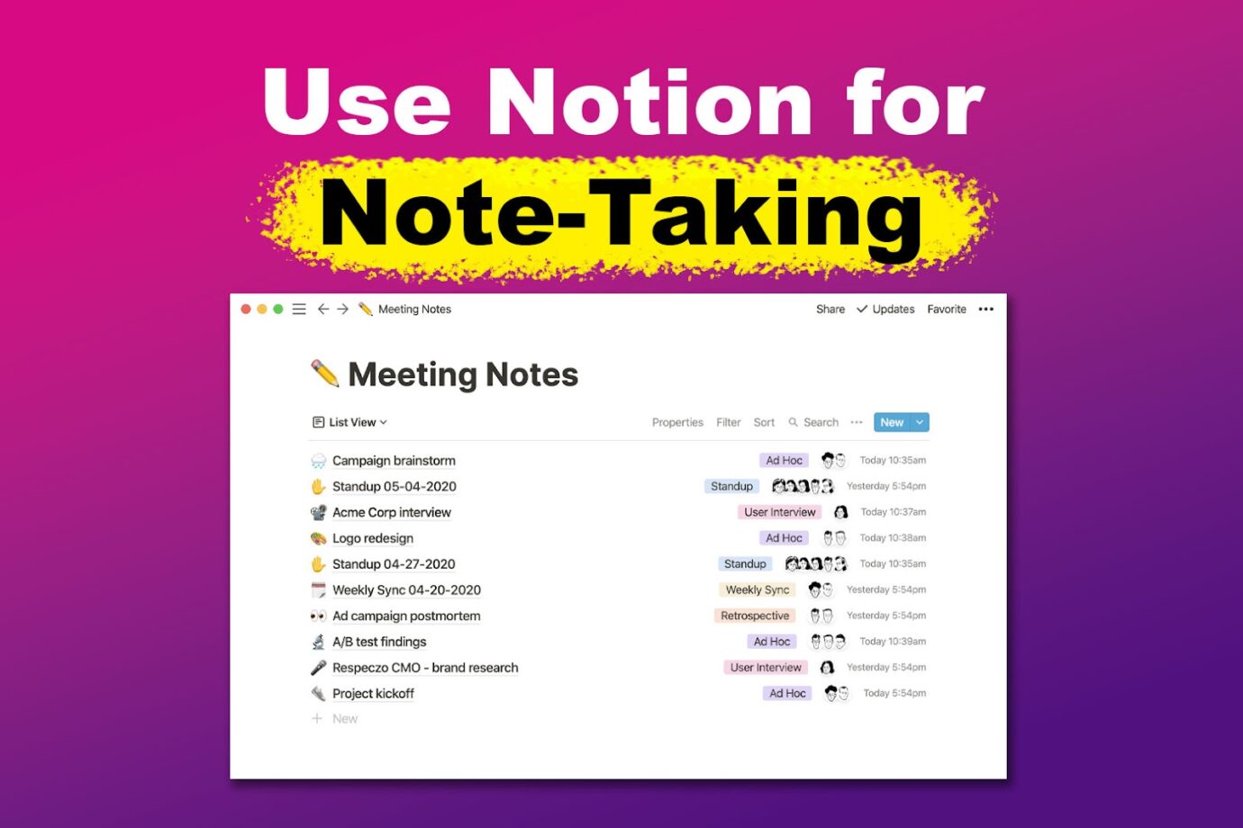 How to Use Notion for Note-Taking