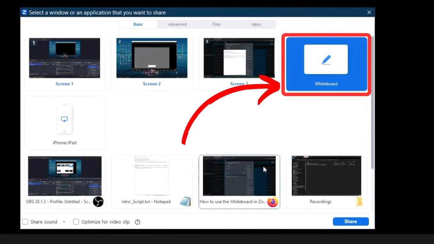 How to Access Zoom Whiteboard