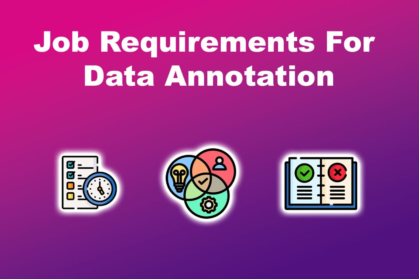 Data Annotation Job Requirements