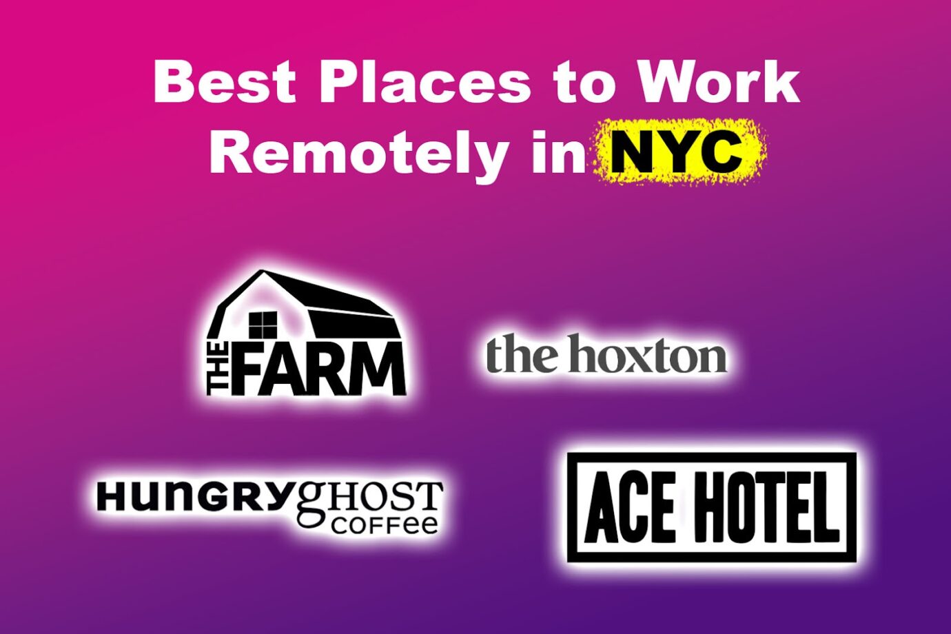 Best Places to Work Remotely in NYC